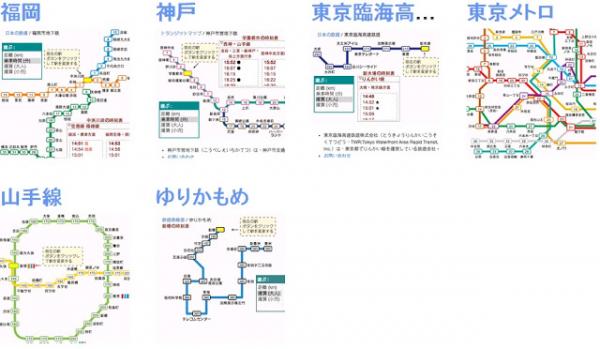 計劃日本行程小幫手！ 日本「各地鐵路圖」、「觀光地圖」大集合